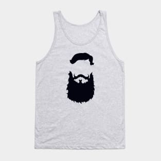 Black beard Tank Top